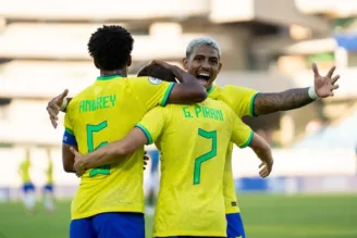 Seleção Olímpica em vitória sobre o Equador