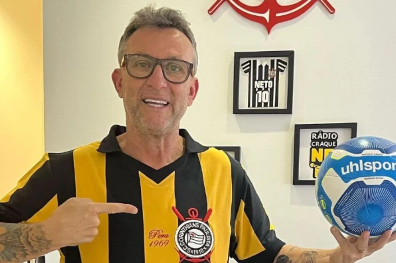 Neto cobra “silêncio” e crava Corinthians acima do Palmeiras: “Muito maior”