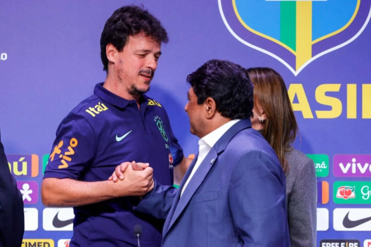 Fernando Diniz tomou decisão polêmica na seleção brasileira após aval da CBF, diz Rizek