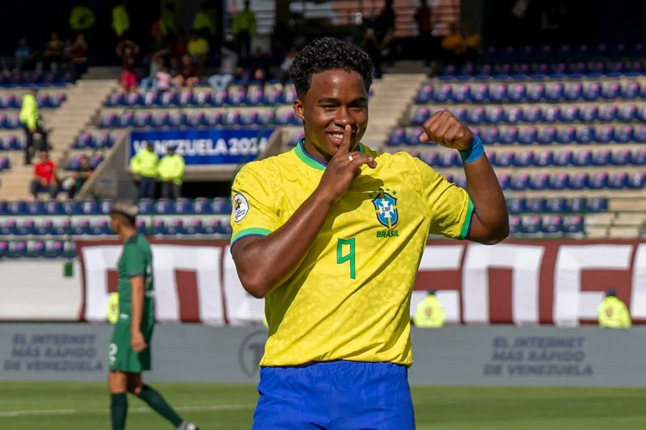 Endrick marca e Brasil estreia com vitória contra a Bolívia no Pré-Olímpico