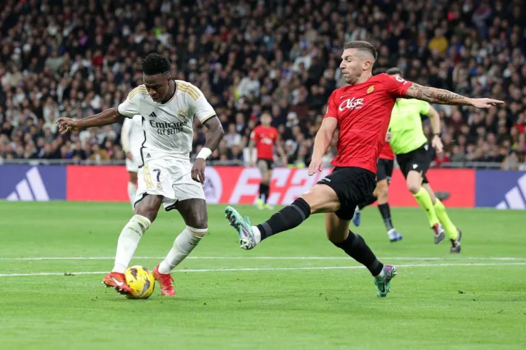 LaLiga: Real Madrid vence o Mallorca em retorno de Vinícius Júnior