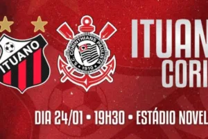 Ituano x Corinthians: onde assistir ao jogo do Paulistão