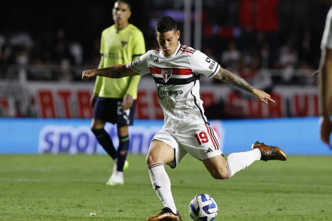 Arnaldo coloca James Rodríguez como primeiro desafio de Carpini no SPFC