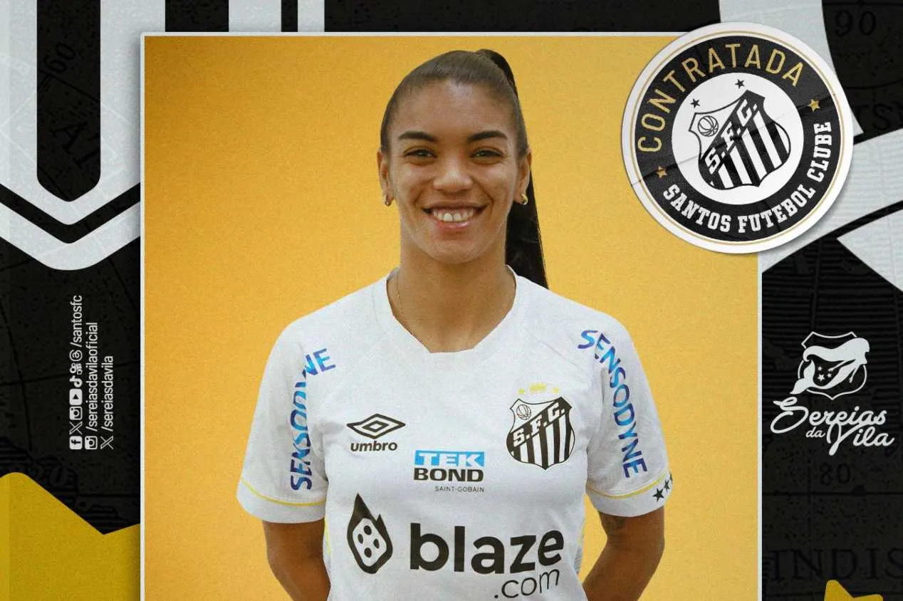 Mercado da bola: Santos anuncia Larissa Vasconcelos