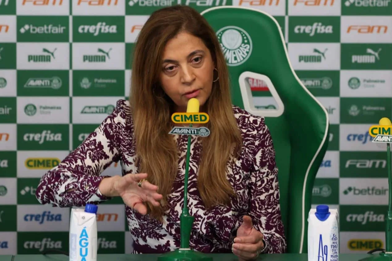 Palmeiras será palco de “entrevista surpreendente” de Leila, prevê Casagrande