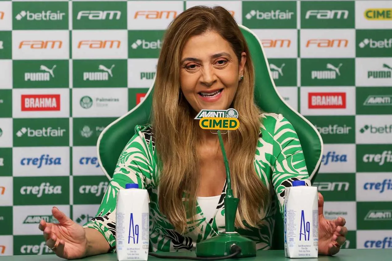 Leila Pereira afirma que Palmeiras abrirá concorrência de patrocínio à Crefisa