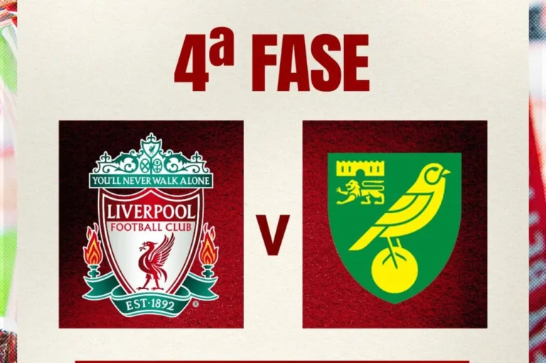 Liverpool x Norwich: onde assistir ao jogo da Copa da Inglaterra