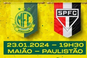 Mirassol x SPFC: onde assistir ao jogo do Paulistão AO VIVO
