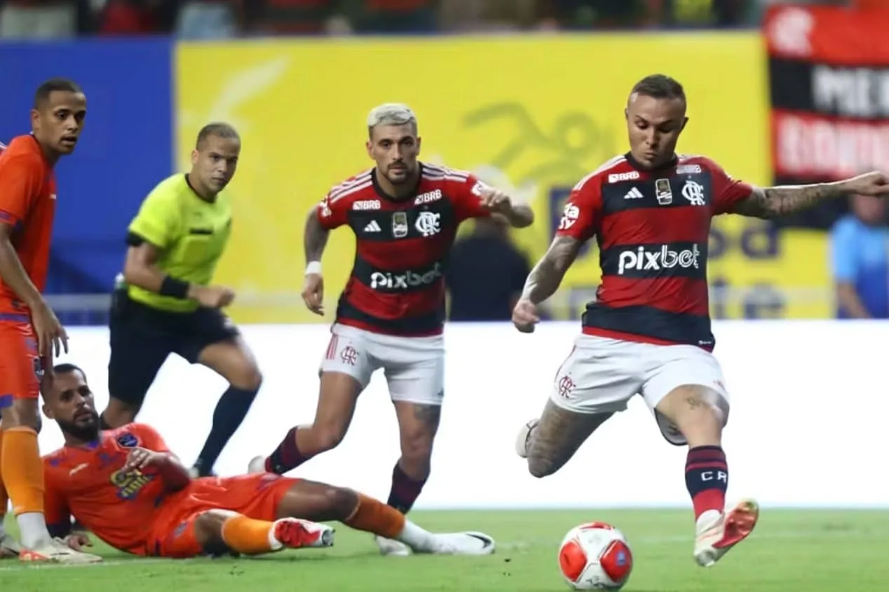 Veja a provável escalação do Flamengo hoje contra o Nova Iguaçu