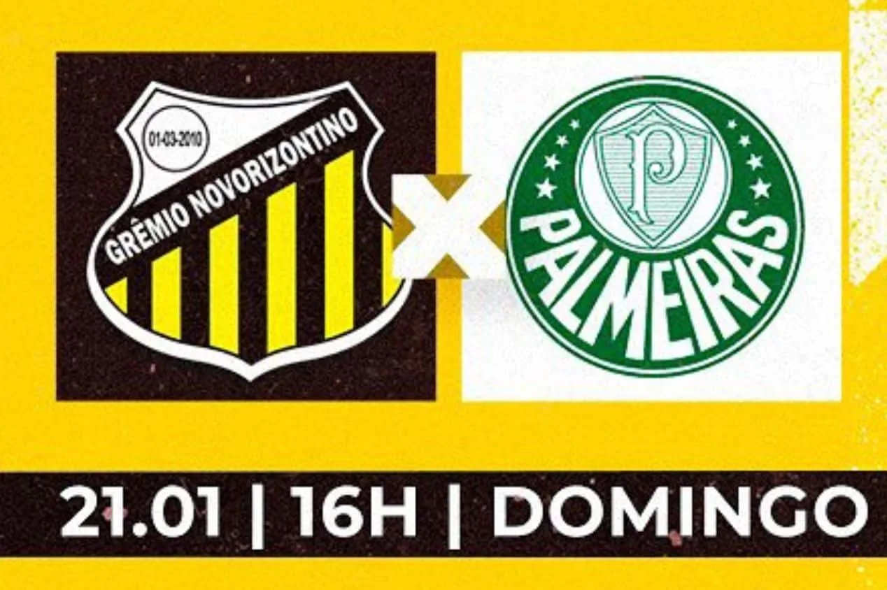 Novorizontino x Palmeiras: onde assistir ao Paulistão AO VIVO