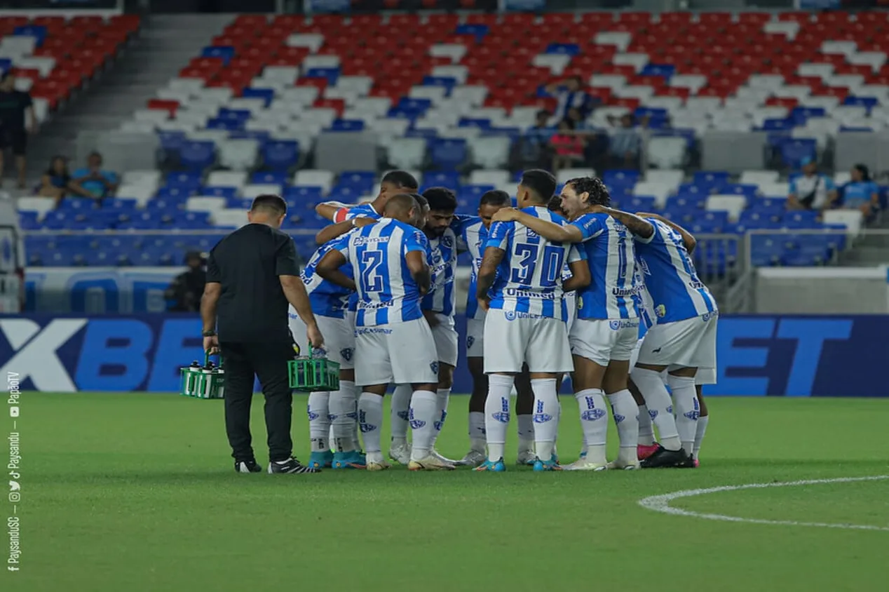 Paysandu vence Caeté em jogo cheio de lesões e com polêmica sobre Mangueirão