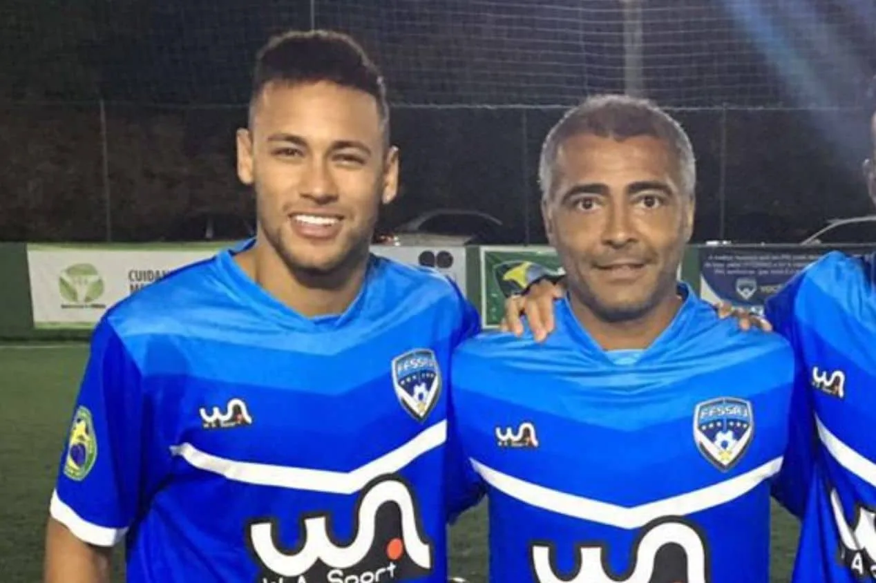 Romário não perdoa Neymar, chama palavrão e craque responde: “Meu ídolo”