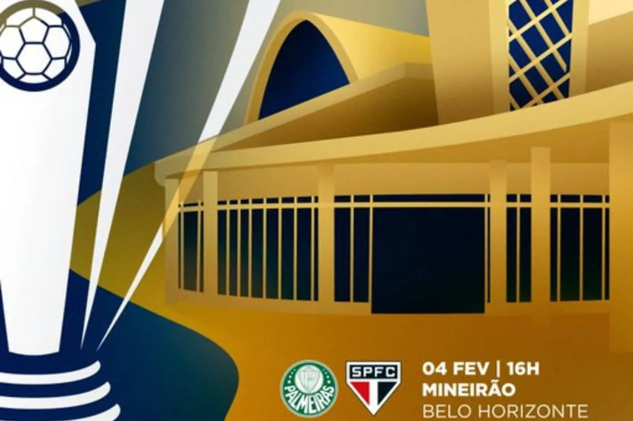 CBF define palco da Supercopa do Brasil entre Palmeiras x São Paulo