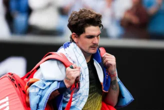 Thiago Wild após eliminação no Australian Open