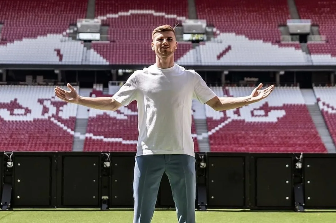 Manchester United abre conversas pelo atacante Timo Werner, ex-Chelsea