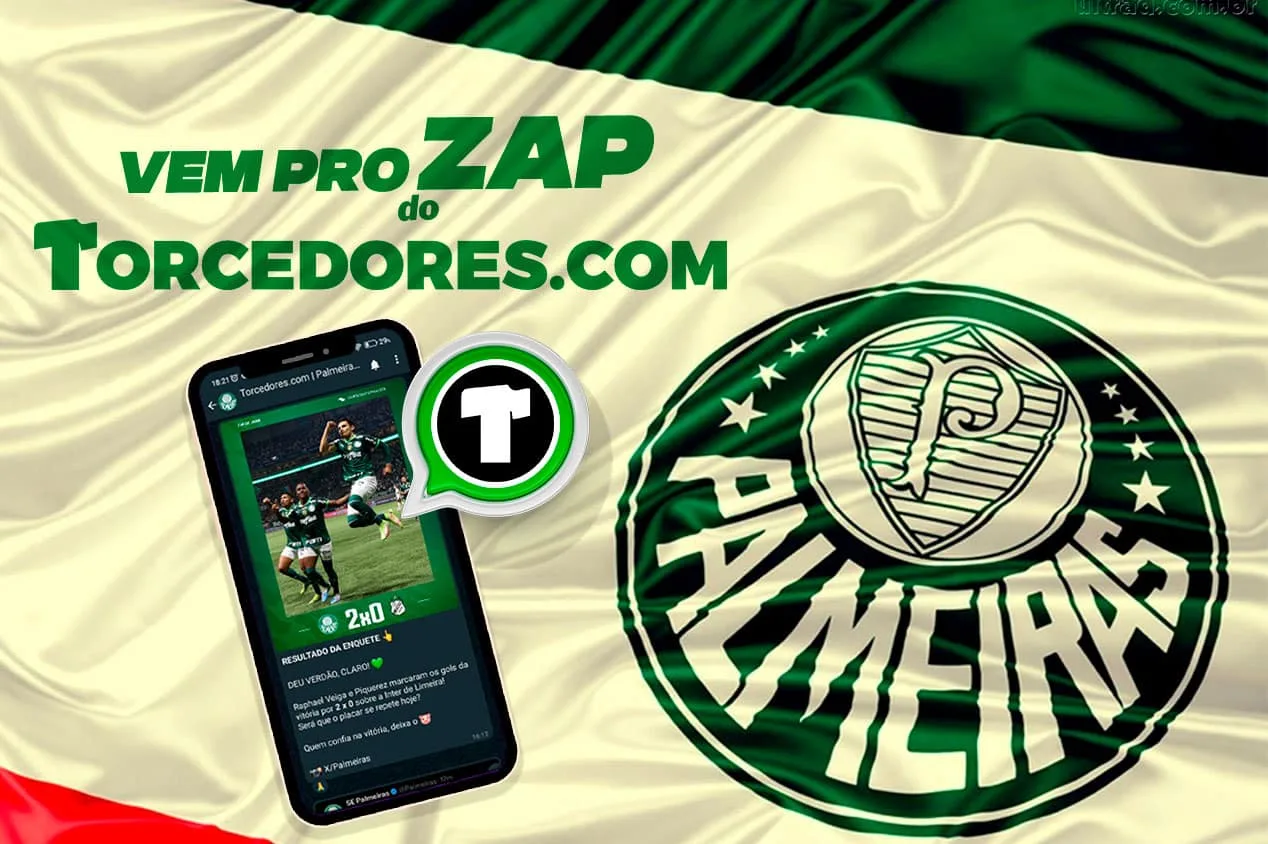 Torcedores cria grupo exclusivo de Palmeiras no WhatsApp; participe!