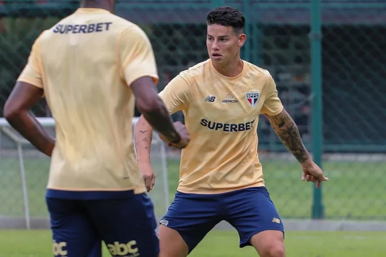 SPFC: André Hernan crava se James Rodríguez jogará contra a Inter de Limeira
