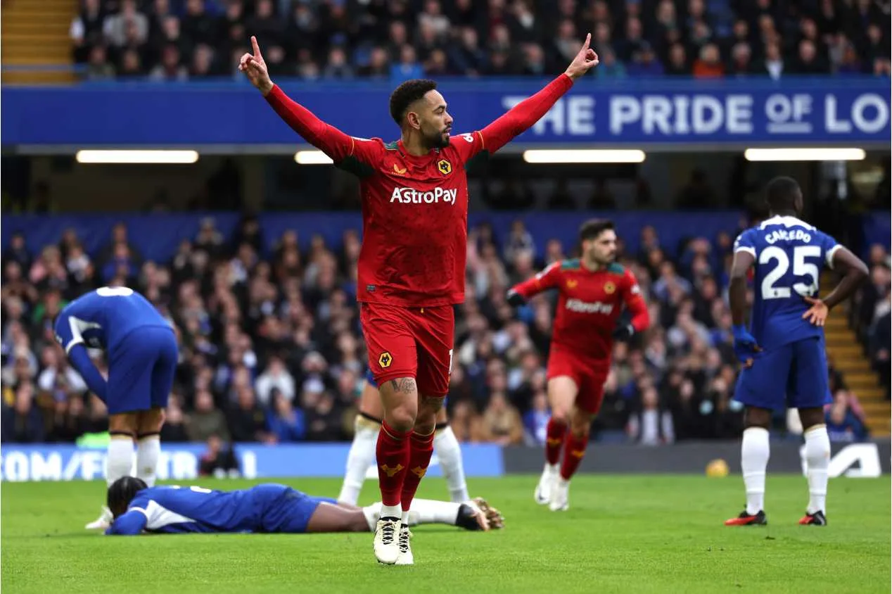 Com show de Matheus Cunha, Chelsea perde de virada para o Wolverhampton