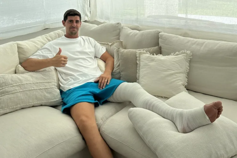 Courtois faz avanço importante durante recuperação de lesão no Real Madrid