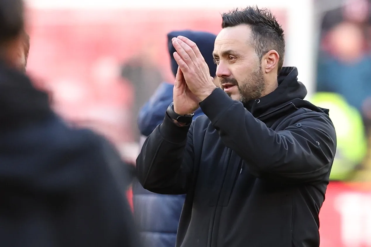 Saída de Roberto De Zerbi pode fazer Brighton entrar em disputa com Liverpool