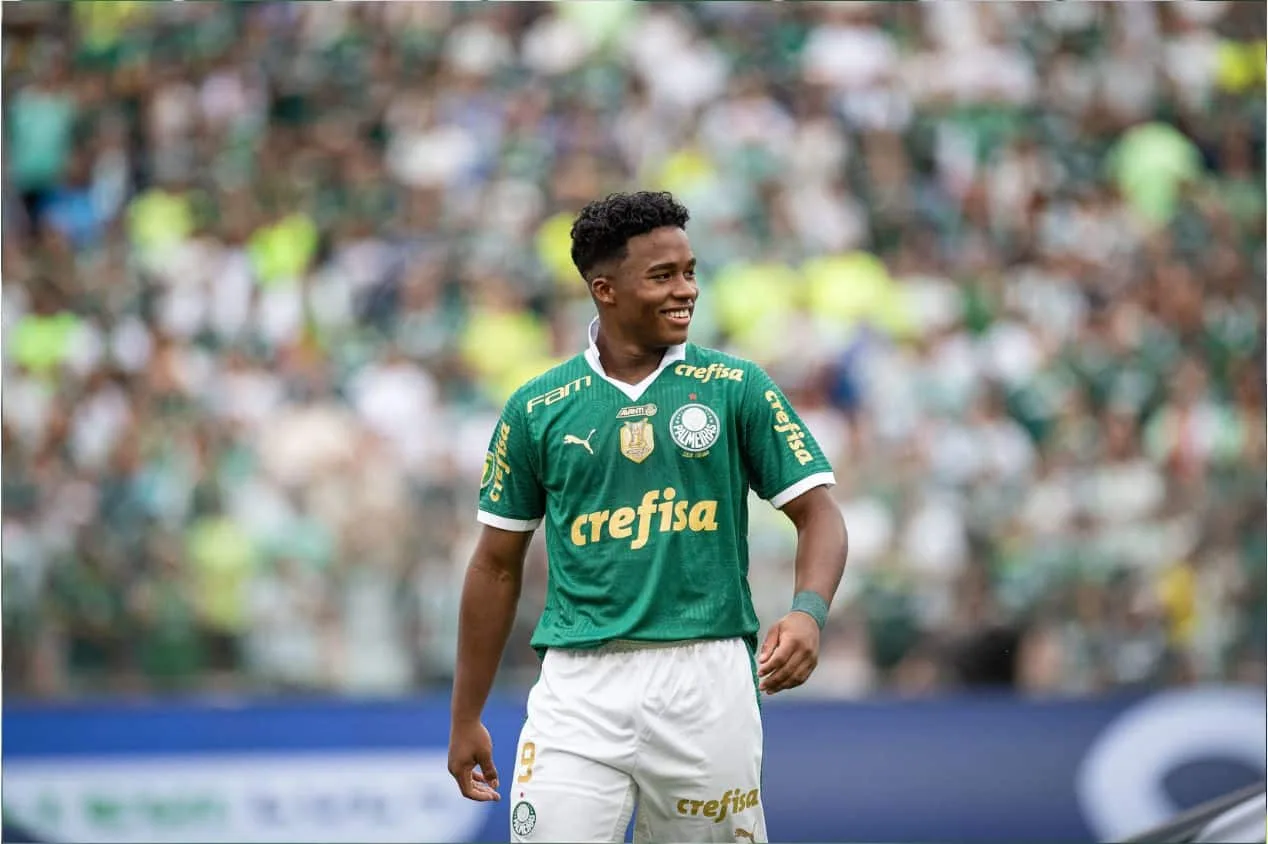 Palmeiras pode não ter Endrick para o clássico contra o SPFC no Paulistão; entenda