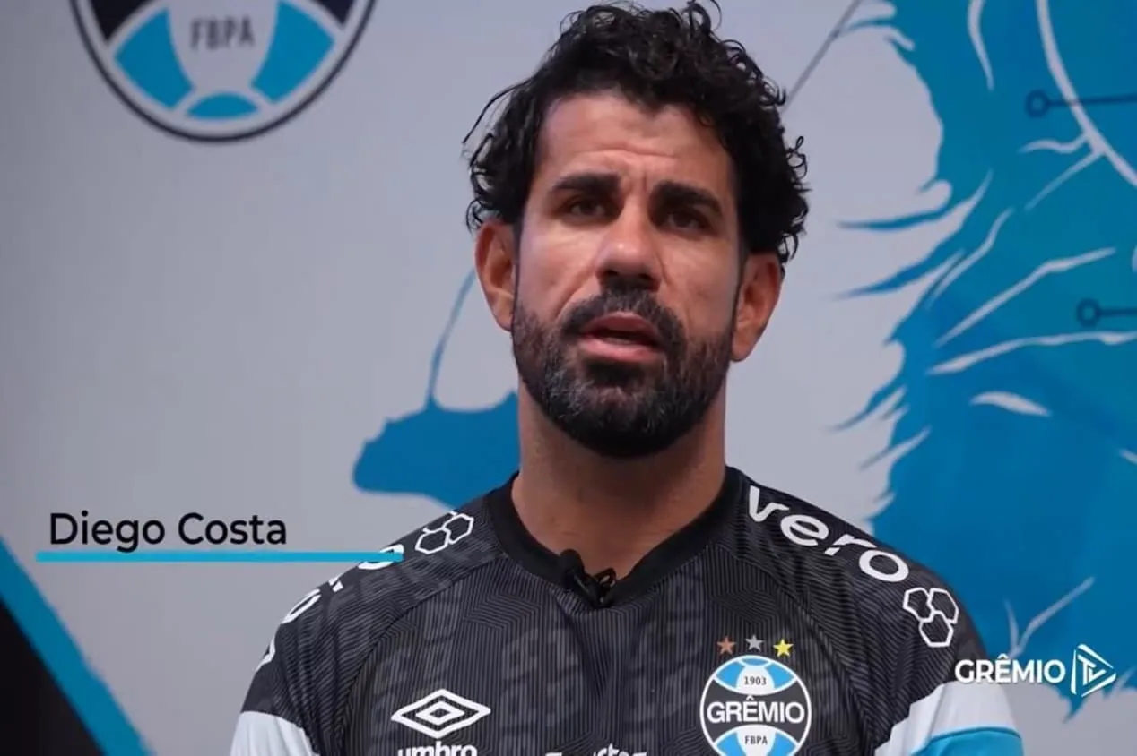 Diego Costa cita Renato Portaluppi como “fundamental” para assinar com o Grêmio