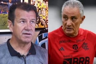 Dunga avaliou trabalho de Tite na seleção brasileira (Reprodução/YouTube e Marcelo Cortes/Flamengo)
