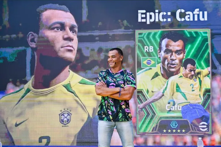 eFootball 2024: Cafu é destaque em evento presencial de Carnaval