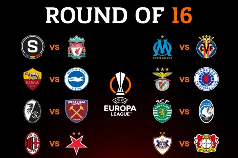Confira os jogos definidos para as oitavas de final da Europa League