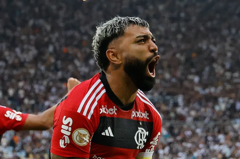 Gabigol abre o placar em Flamengo x Volta Redonda no Carioca