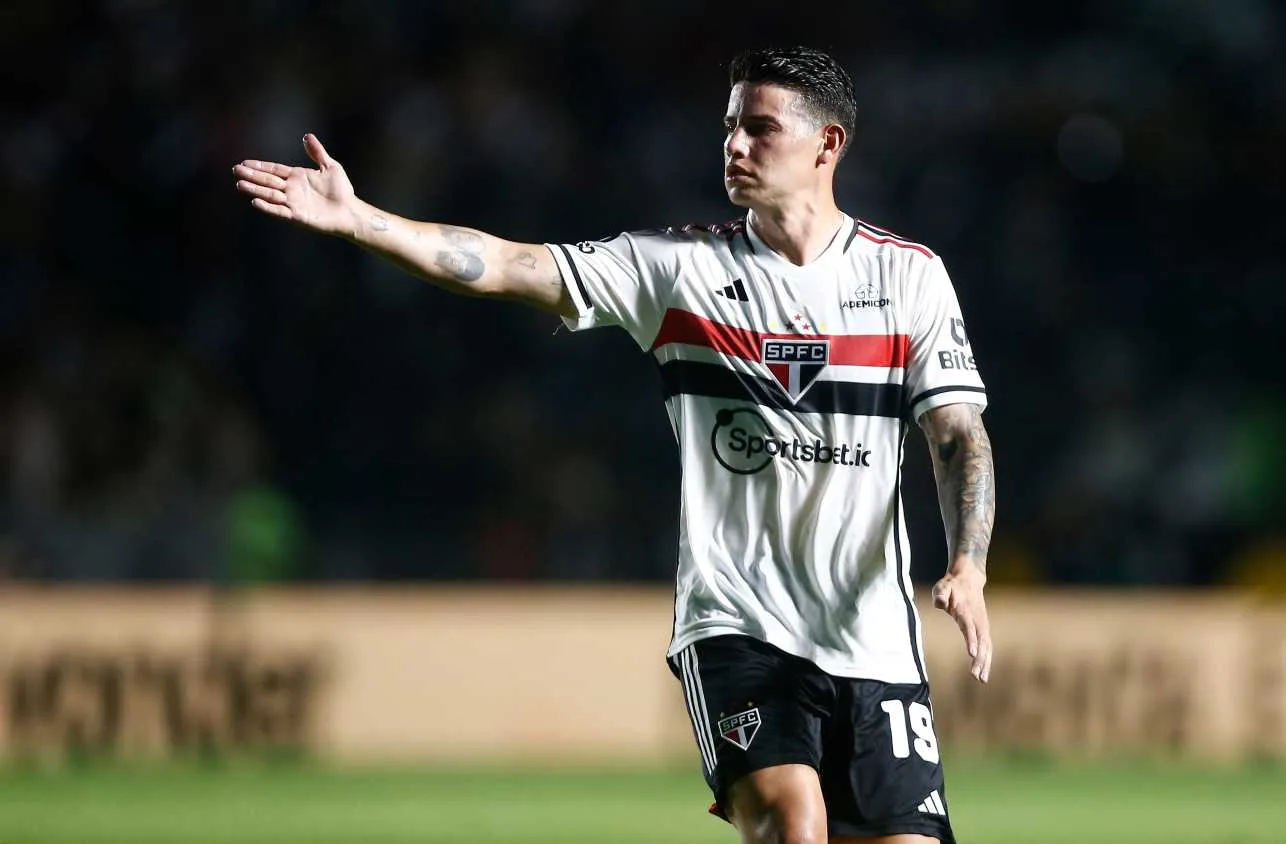 SPFC: técnico não poupa palavras para criticar James Rodríguez