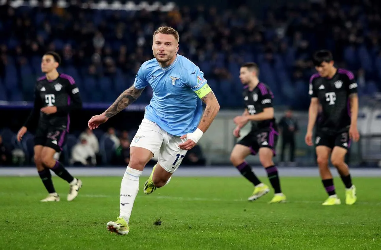 Immobile marca em vitória da Lazio sobre o Bayern de Munique na Champions