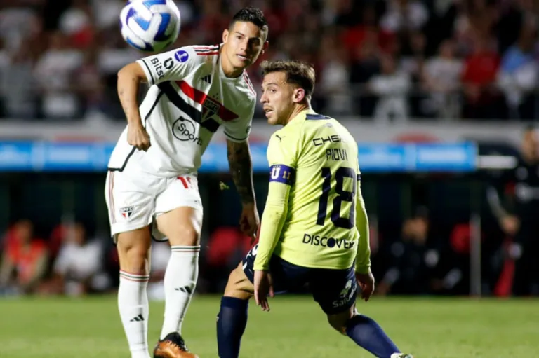 “Algo bom está chegando”, diz James após notícia de possível reintegração ao SPFC