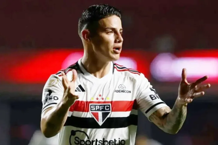 Antigo craque do SPFC alfineta James Rodríguez: “Joguei muito mais que ele” Antigo craque do SPFC alfineta James Rodríguez: “Joguei muito mais que ele”