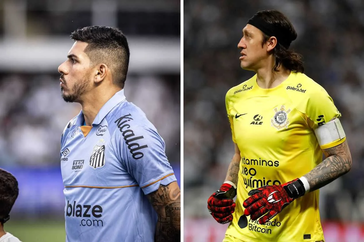 Santos e Corinthians jogam hoje e vivem momentos opostos no Paulistão