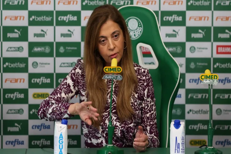 Palmeiras: Leila Pereira alfineta administradora do Allianz Parque e exalta Arena Barueri 