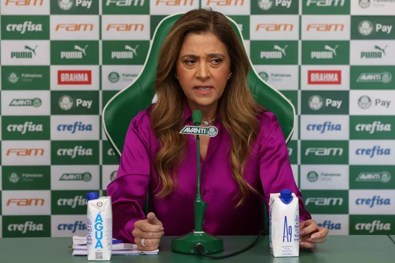 Leila Pereira manda recado após vice do Palmeiras sobre o SPFC
