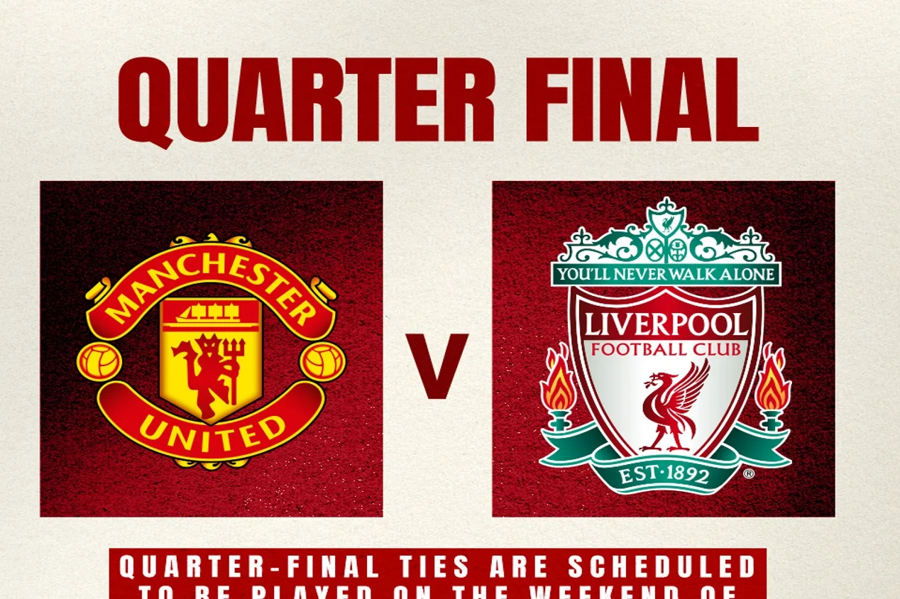 Com Manchester United x Liverpool, veja os jogos das quartas de final da Copa da Inglaterra