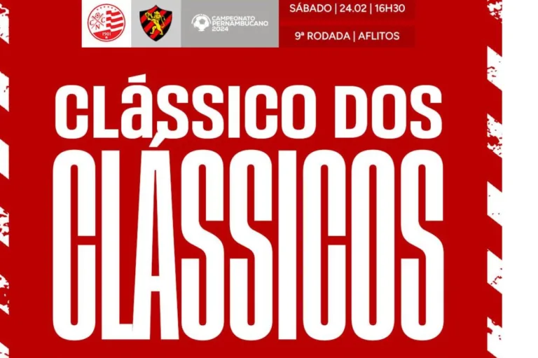 Náutico x Sport: onde assistir ao clássico do Pernambucano