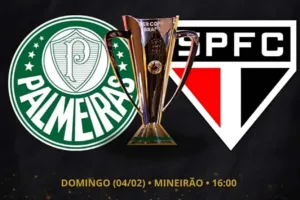 Palmeiras x São Paulo: onde assistir AO VIVO a Supercopa do Brasil