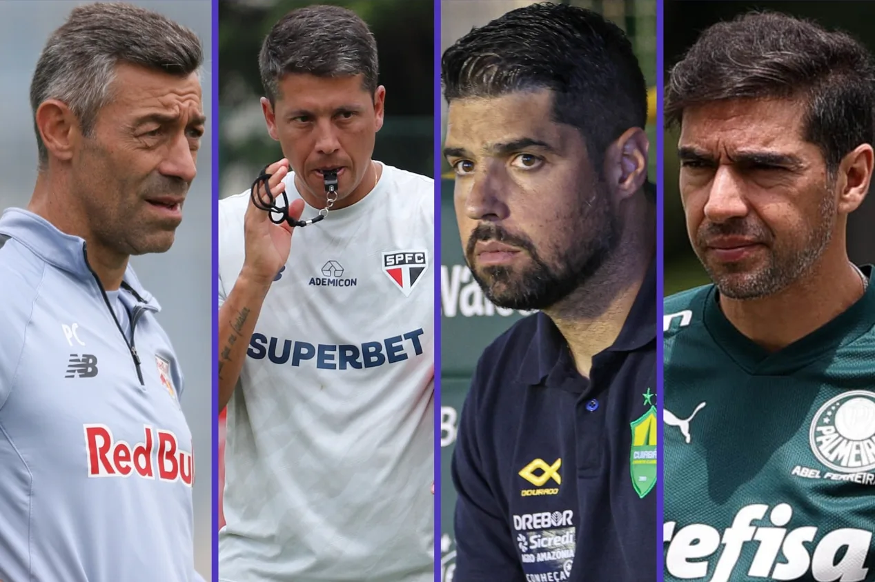 Quarteto paulista do Brasileirão Série A tem apenas um técnico brasileiro