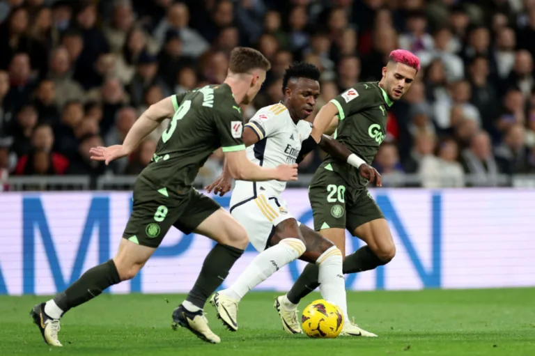 Real Madrid goleia Girona com golaço de Vinícius Júnior e encaminha título da La Liga 