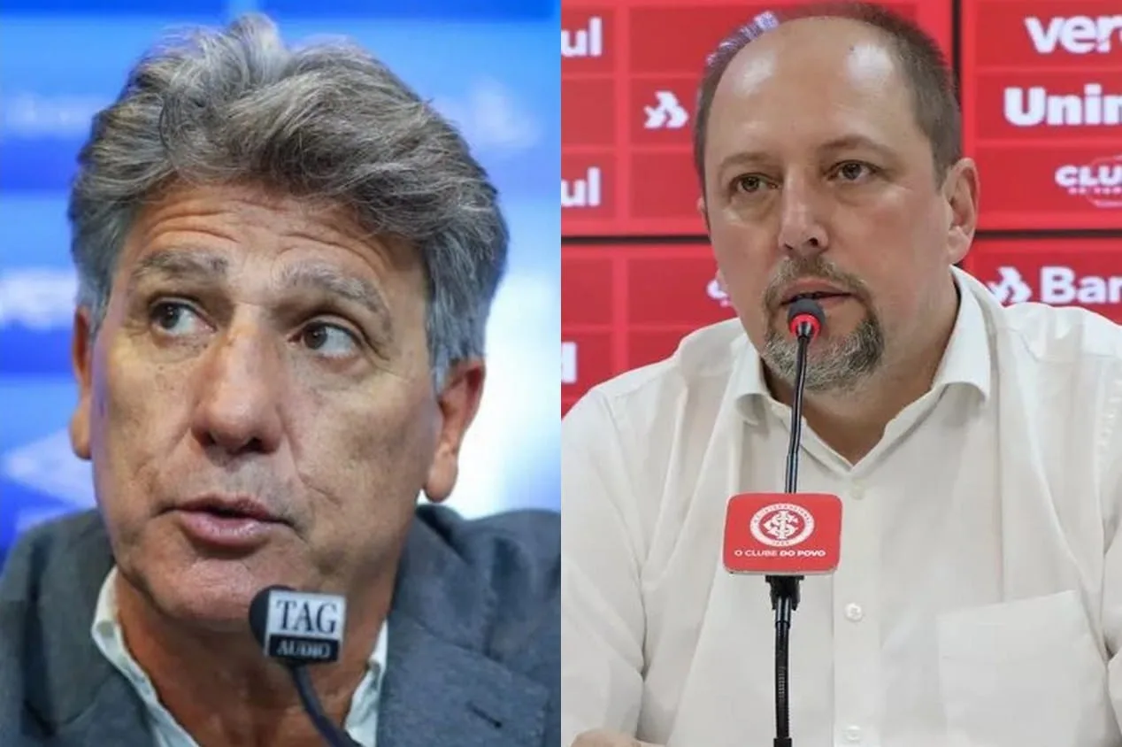 Renato Gaúcho, do Grêmio, rebate presidente do Internacional: “Não sei quem é”