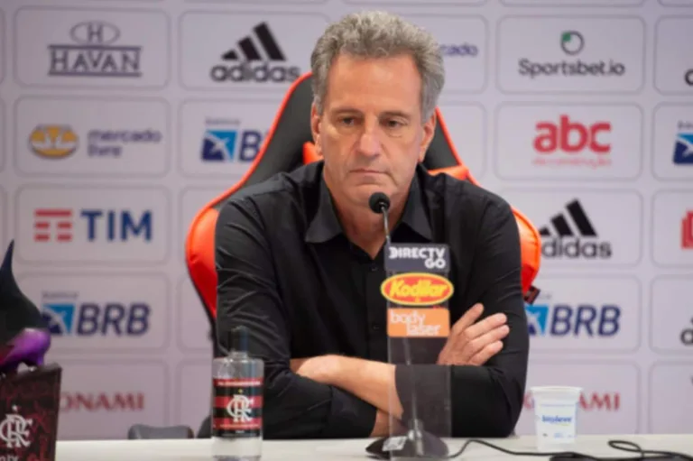 Landim comete gafe ao falar sobre possível reforço badalado no Flamengo
