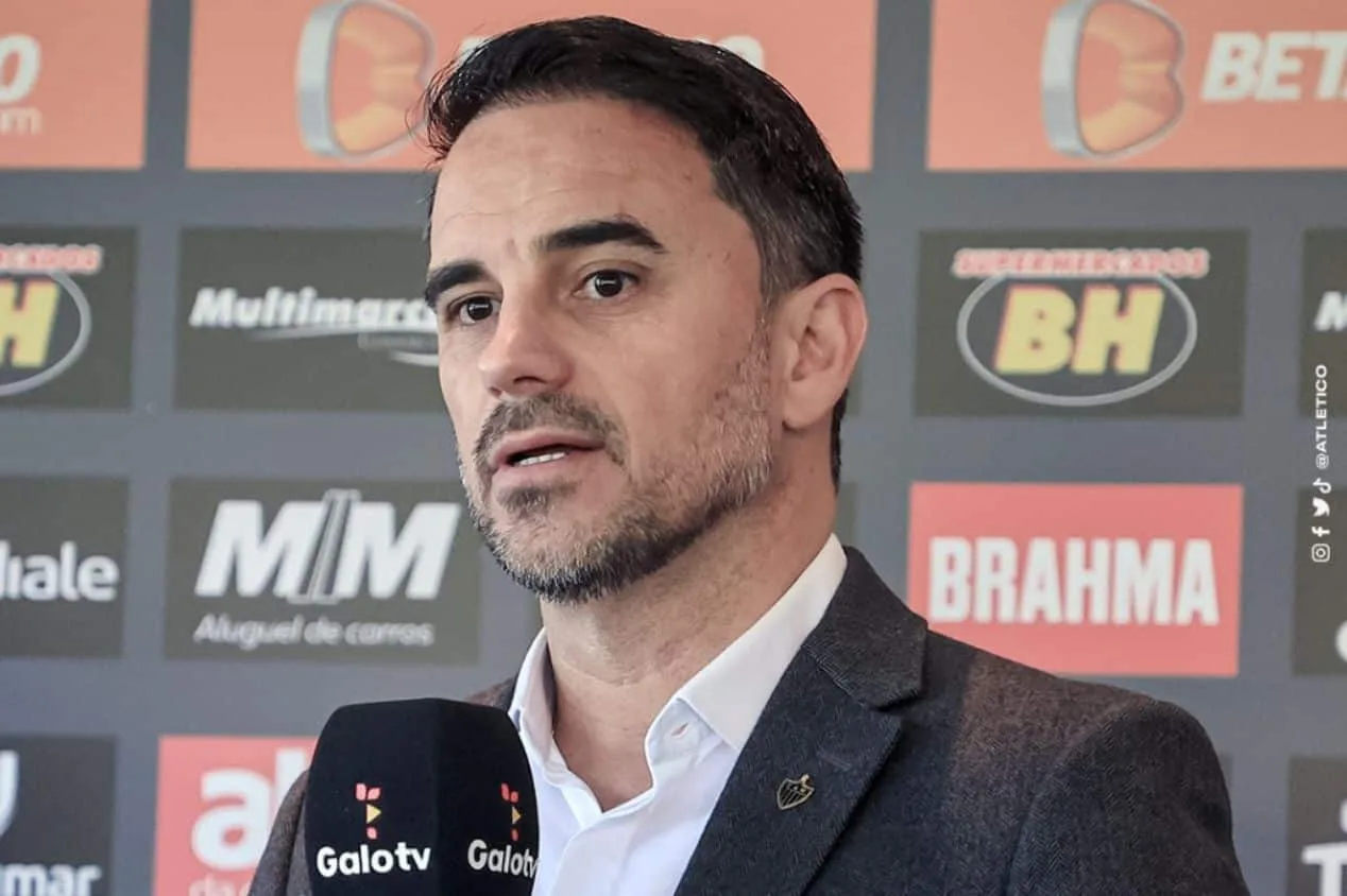 Seleção brasileira encaminha chegada de Rodrigo Caetano, do Atlético-MG