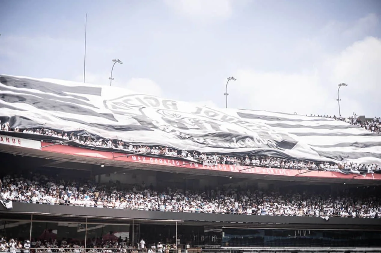 Após jogo no MorumBis, presidente do Santos fala sobre disputar o mata-mata do Paulistão na capital