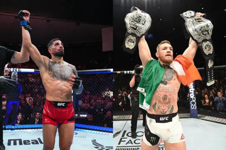 UFC 298: Ilia Topuria repete gesto de Conor McGregor antes de luta contra Volkanovski