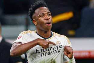 Vinícius Júnior comemora gol pelo Real Madrid (Divulgação - Real Madrid)