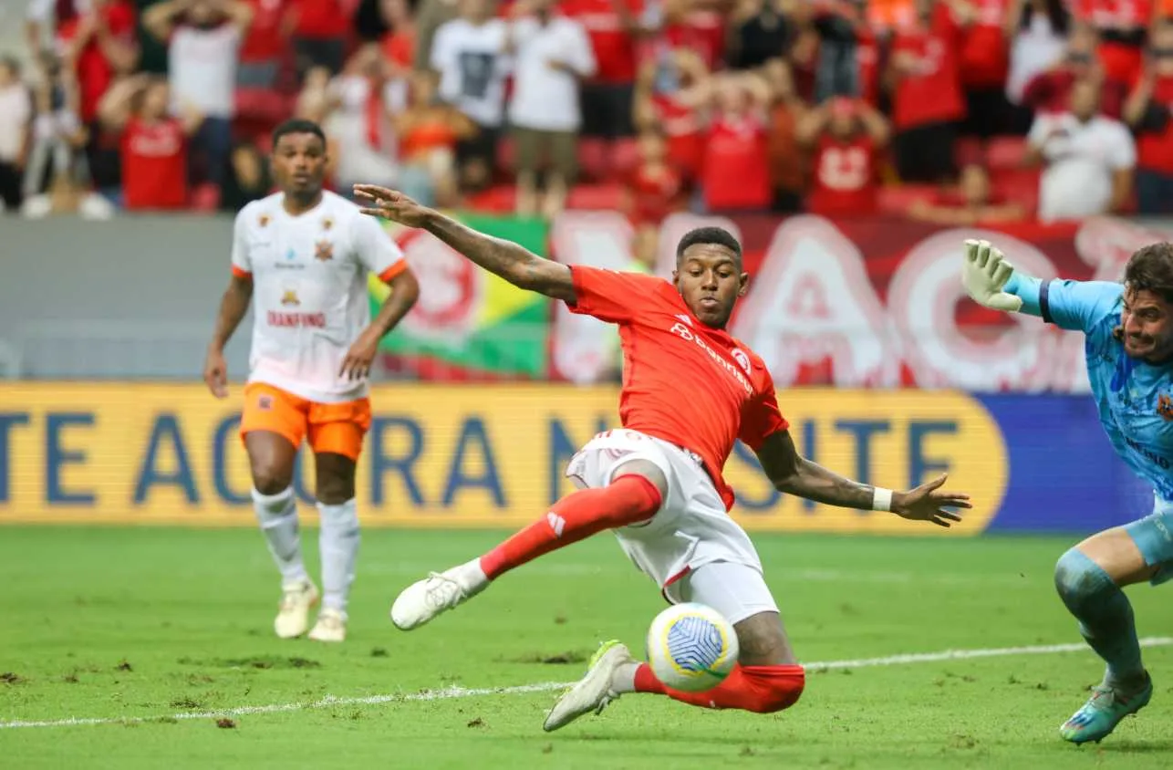 Internacional mantém o controle do jogo e conquista vitória sobre o Nova Iguaçu na Copa do Brasil