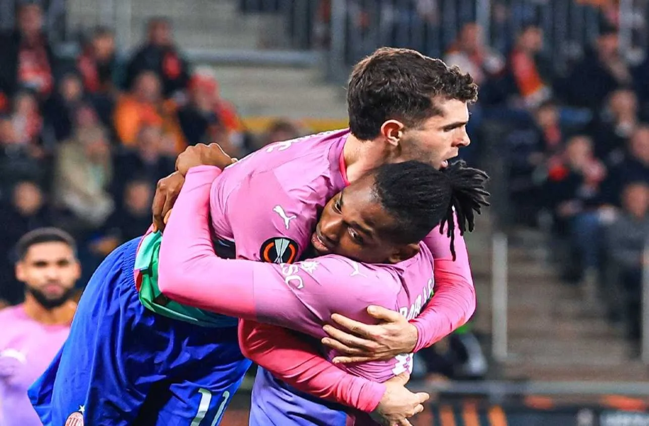 Milan supera o Slavia Praha e avança às quartas de final da Liga Europa